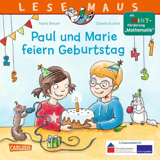 Lesemaus: Paul und Marie feiern Geburtstag